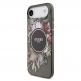 Хибриден удароустойчив кейс с MagSafe и връзка за ръка за iPhone 17 Air - Guess IML Flower Pearl Strap MagSafe Case (черен) thumbnail 2