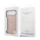 Дизайнерски кожен кейс с MagSafe за iPhone 17 Air - Guess PU Saffiano MagSafe Case (розов) thumbnail 7