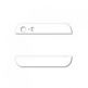 OEM Back Cover Glass - стъклени елементи за горната и долната част от гърба за iPhone 5 (бял) thumbnail 2