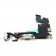 OEM iPhone 6S Plus System Connector and Flex Cable - лентов кабел с Lightning конектора, аудио жака и долния микрофон за iPhone 6S Plus (бял) thumbnail