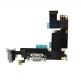 OEM iPhone 6 Plus System Connector and Flex Cable - лентов кабел с Lightning конектора, аудио жака и долния микрофон за iPhone 6 Plus (сив) thumbnail 2