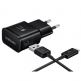 Samsung USB-C Fast Charger EP-TA20EBECGWW - захранване и USB-C кабел за устройства с USB-C стандарт (черен) (bulk) thumbnail