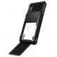 Verus Damda Folder Case - висок клас хибриден удароустойчив кейс с място за кр. карти за iPhone XS, iPhone X (черен) thumbnail 2