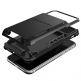 Verus Damda Folder Case - висок клас хибриден удароустойчив кейс с място за кр. карти за iPhone XS, iPhone X (черен) thumbnail 4