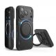 Хибриден удароустойчив кейс с MagSafe за iPhone 17 Pro - Elago MagSafe Armor Ring Stand Case (черен) thumbnail
