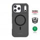 Хибриден удароустойчив кейс с MagSafe за iPhone 17 Pro Max - 4smarts Defend MagSafe Case (черен) thumbnail