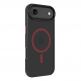 Хибриден удароустойчив кейс с MagSafe за iPhone 17 Air - Tactical MagForce Hyperstealth 2.0 Cover (черен-червен) thumbnail 2
