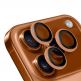 Предпазни стъклени лещи за камерата на iPhone 17 Pro, iPhone 17 Pro Max - OBALME Tempered Glass Camera Lens Protector (оранжев) thumbnail