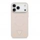 Дизайнерски кожен кейс с MagSafe за iPhone 17 Pro - Guess PU Triangle Logo MagSafe Case (розов) thumbnail 3