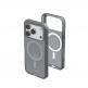 Удароустойчив хибриден кейс за iPhone 17 Pro - Urban Armor Gear Dot MagSafe Case (прозрачен-сив) thumbnail 3