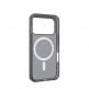 Удароустойчив хибриден кейс за iPhone 17 Pro - Urban Armor Gear Dot MagSafe Case (прозрачен-сив) thumbnail 14