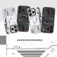 Хибриден удароустойчив кейс с MagSafe за iPhone 17 Pro - Benks Magnetic Dynamic Mecha Case (бял) thumbnail 8