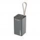 Външна батерия с 1xUSB-A, 2xUSB-C и технология за бързо зареждане - Wozinsky K65 Plus Power Bank 30000 mAh 65W (тъмносив) thumbnail 2