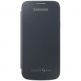 Samsung Flip Cover - оригинален кожен калъф за Samsung Galaxy S4 mini (черен) thumbnail