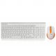 Tecknet Office Slim X615 2.4G  - комплект устойчива на течности клавиатура и безжична мишка за офиса (бял) thumbnail 2