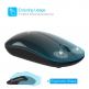 TeckNet WM008 2.4G Wireless Mouse - ергономична безжична мишка (за Mac и PC) (черна) thumbnail 4