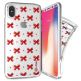 iPaint Glamour Red Bow Case - дизайнерски TPU кейс за iPhone XS, iPhone X thumbnail