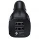Samsung Fast Dual Car Charger EP-LN920BB 2.0A - оригинално зарядно с 2хUSB за кола с MicroUSB кабел за Samsung и мобилни телефони (черен) (bulk) thumbnail 2