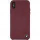 BMW Silicone Case - оригинален твърд силиконов кейс за iPhone XS, iPhone X (червен) thumbnail