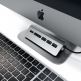 Satechi Aluminum USB-C 3.0 Hub & Card Reader - алуминиев 3-портов USB 3.0 хъб с четец за карти за компютри и лаптопи (тъмносив) thumbnail 5