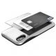 Verus Damda Glide Case - висок клас хибриден удароустойчив кейс с място за кр. карти за iPhone XS, iPhone X (сребрист) thumbnail 2