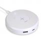 Torrii Bolt Wireless Charging Hub - поставка (пад) за безжично захранване за QI съвместими устройства и зареждане на до още 3 устройства чрез кабел (бял) thumbnail