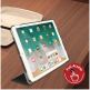 Macally Stand Case - полиуретанов калъф и поставка за iPad Pro 10.5 (сив) thumbnail 6