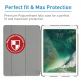 Macally Stand Case - полиуретанов калъф и поставка за iPad Pro 10.5 (сив) thumbnail 7