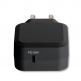 4smarts Fast Wall Charger Set - захранване за ел. мрежа с USB-C изход и Lightning към USB-C кабел за Apple устройства с Lightning порт (черен) thumbnail 3