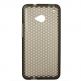 Trendy8 Diamond Series TPU - силиконов калъф за  HTC One (сив-прозрачен) thumbnail