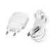 Huawei USB Travel Charger - захранване и MicroUSB кабел за Huawei устройства thumbnail