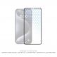 Калено стъклено защитно покритие за дисплея на iPhone 17 Pro Max - Prio 3D Full Screen Curved Tempered Glass (черен-прозрачен) thumbnail
