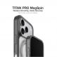 Хибриден удароустойчив кейс с MagSafe за iPhone 17 Pro Max - AmazingThing Titan Pro MagSpin Hybrid Case (сив) thumbnail 4