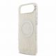 Хибриден удароустойчив кейс с MagSafe и връзка за ръка за iPhone 17 Air - Guess IML Flowers Allover Strap MagSafe Case (бял) thumbnail 5