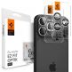 2 комплекта предпазни стъклени лещи за камерата на iPhone 17 Pro, iPhone 17 Pro Max, iPhone 16 Pro, iPhone 16 Pro Max, iPhone 15 Pro, iPhone 15 Pro Max, iPhone 14 Pro, iPhone 14 Pro Max - Spigen Glass tR EZ Fit Optik Pro Lens Protector 2 Pack (сребрист) thumbnail