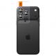 2 комплекта предпазни стъклени лещи за камерата на iPhone 17 Pro, iPhone 17 Pro Max, iPhone 16 Pro, iPhone 16 Pro Max, iPhone 15 Pro, iPhone 15 Pro Max, iPhone 14 Pro, iPhone 14 Pro Max - Spigen Glass tR EZ Fit Optik Pro Lens Protector 2 Pack (сребрист) thumbnail 2
