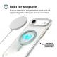 Удароустойчив хибриден кейс с Magsafe за iPhone 17 Air - Speck Presidio Lux Glitter MagSafe Case (прозрачен-златист) thumbnail 8