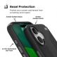 Удароустойчив хибриден кейс с Magsafe за iPhone 17 - Speck Presidio 2 Grip MagSafe Case (черен-сив) thumbnail 5