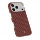 Кевларен кейс с MagSafe за iPhone 17 Pro Max - Benks ArmorGrid ArmorAir Magnetic Kevlar Metal Frame Case 600D (оранжев) thumbnail 2