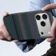 Удароустойчив кевларен кейс с MagSafe за iPhone 17 Pro - Benks Magnetic Armor Pro Aurora Camera Control Button Kevlar Case 600D (черен) thumbnail 9