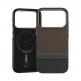 Кевларен кейс с MagSafe за iPhone 17 Pro - Benks Magnetic Armor Air Prestige Kevlar Camera Control Button Case 600D (кафяв) thumbnail 3