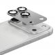 Предпазни стъклени лещи с цяла метална плочка за камерата на iPhone 17 Pro Max - Benks Glass Warrior Metal Lens Protector Tempered Glass (сребрист) thumbnail
