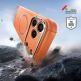 Хибриден кейс с висока степен на защита с MagSafe за iPhone 17 Pro Max - ESR Cyber Armor Kickstand MagSafe Case (оранжев) thumbnail 5