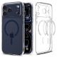 Хибриден кейс с висока степен на защита с MagSafe за iPhone 17 Pro Max - Spigen Ultra Hybrid MagSafe Case (прозрачен-тъмносин)  thumbnail