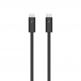 Тъндърболт 4 Pro (40Gbps) (USB-C) кабел за Apple продукти (3 м) - Apple Thunderbolt 4 Cable (черен) thumbnail