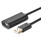 Активен удължителен USB кабел (500 см) - Ugreen Active Repeater USB-A 2.0 Male to USB-A 2.0 Female Extention USB Cable (черен) thumbnail 11