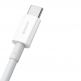 USB-C кабел с бързо зареждане за устройства с USB-C порт (200 см) - Baseus Superior USB-A to USB-C Cable 66W (CATYS-A02) (бял)  thumbnail 4