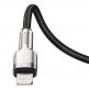 USB-C към Lightning кабел за Apple устройства с Lightning порт (200 см) - Baseus Cafule Metal Series USB-C to Lightning Cable PD 20W (CATLJK-B01) (черен) thumbnail 4