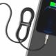 USB-C към Lightning кабел за Apple устройства с Lightning порт (100 см) - Baseus Cafule Metal Series USB-C to Lightning Cable PD 20W (CATLJK-A01) (черен) thumbnail 10