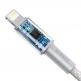USB-C към Lightning кабел за Apple устройства с Lightning порт (100 см) - Baseus High Density Braided USB-C to Lightning Cable PD 20W (CATLGD-02) (бял) thumbnail 4